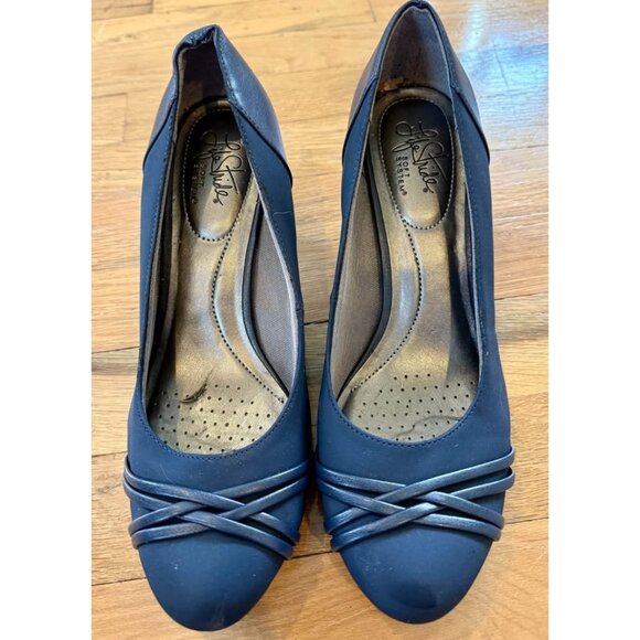 Life Stride Women’s Heels Size 9 Blue - Picture 2 of 8